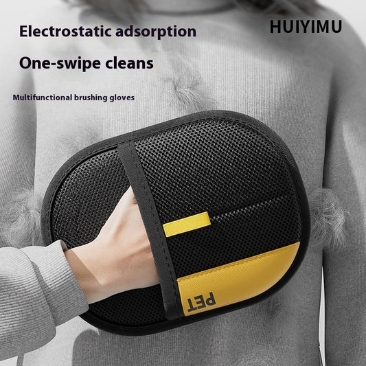 Premium Pet Hair Removal Glove | The Black Panda – Effortless Grooming